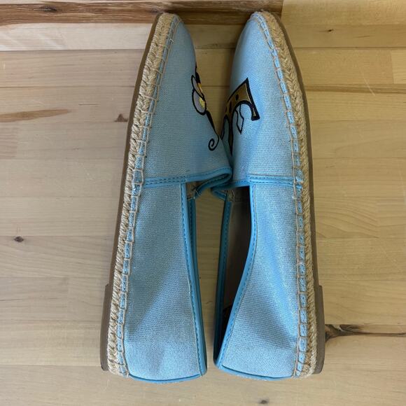 CIRCUS Sam Edelman Queen Bee Flats Blue W9 - Picture 6 of 9